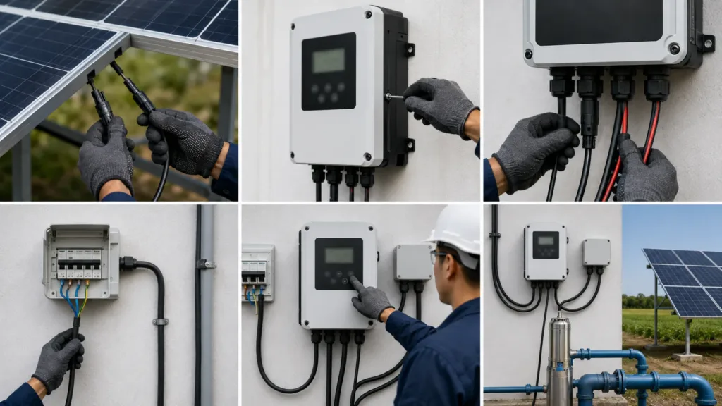 How Long Can a Submersible Well Pump Run Continuously? Solar-only and AC DC hybrid power options for a submersible well pump