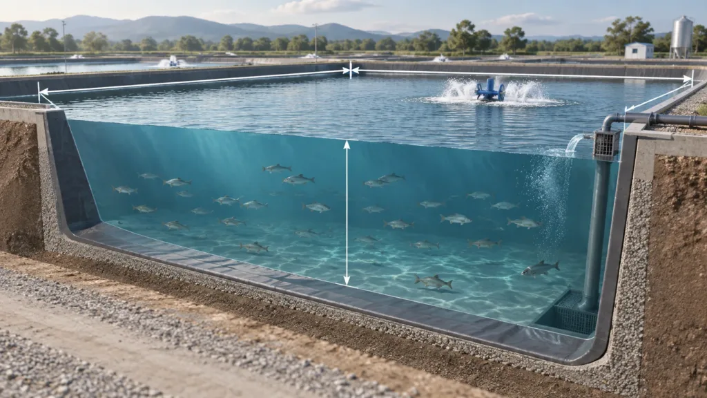 How to Size a Solar Aerator for a Fish Pond Fish pond volume and biomass calculation for solar aerator sizing